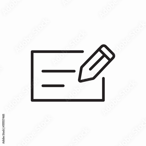 mail envelope fill icon sign vector