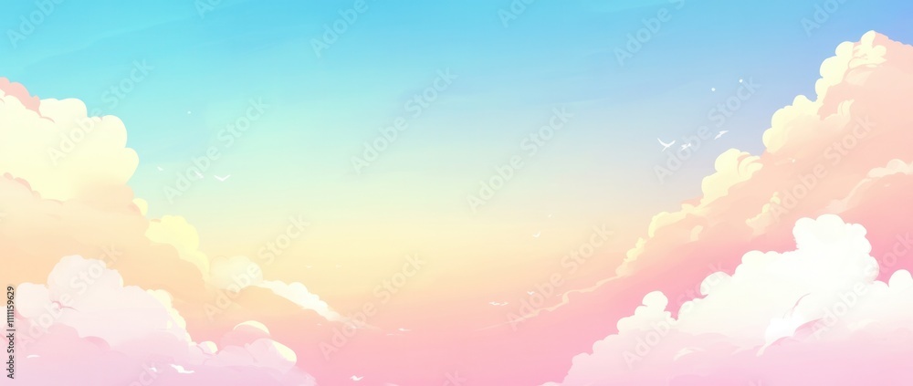 Dramatic sunset backdrop: Sky and clouds in twilight colors Dramatic sunset backdrop: Sky and clouds in twilight colors