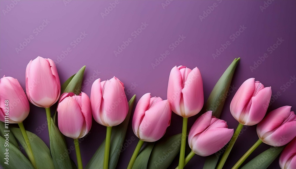 pink tulips on a white pink tulips on a white