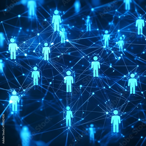Global social network connection icon