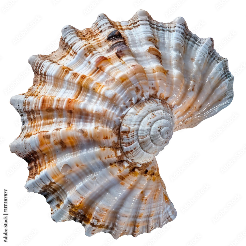 Closeup of a cockle seashell. isolated on a transparent background. PNG element. Closeup of a cockle seashell. isolated on a transparent background. PNG element.