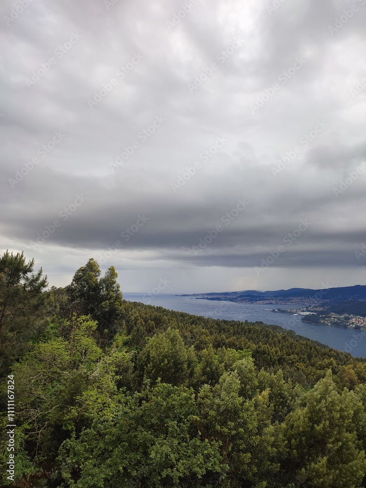 clouds over the river by the sea clouds over the river by the sea