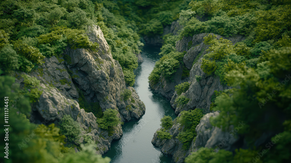 scenic river flowing through lush green cliffs and vegetation, creating tranquil and serene landscape. vibrant greenery enhances natural beauty of area scenic river flowing through lush green cliffs and vegetation, creating tranquil and serene landscape. vibrant greenery enhances natural beauty of area