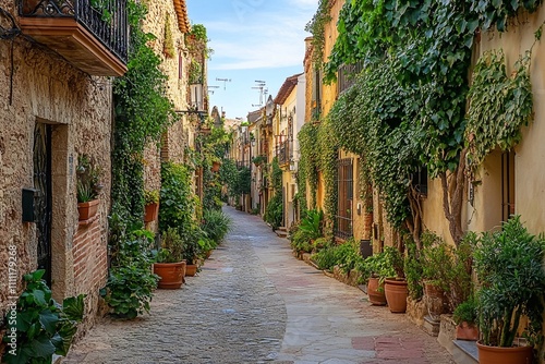 A morning walk through the narrow streets of the old town, with houses covered with ivy.


 photo