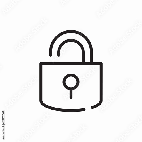 safety lock icon sign vector