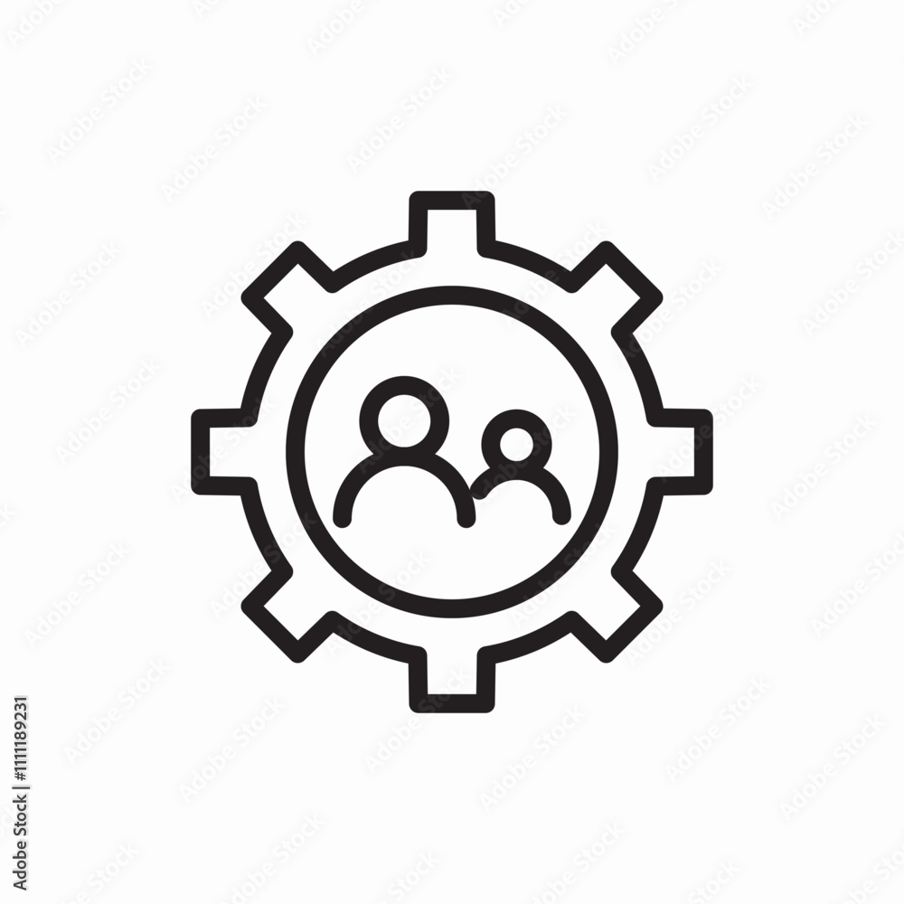 business menagement remote worker icon sign vector business menagement remote worker icon sign vector
