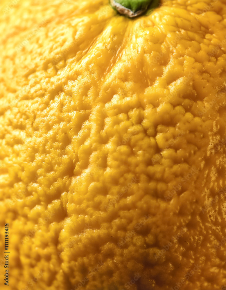 The rough surface of lemon peel The rough surface of lemon peel