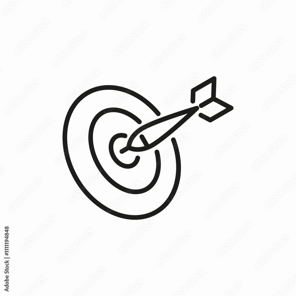 dart board target icon sign vector dart board target icon sign vector