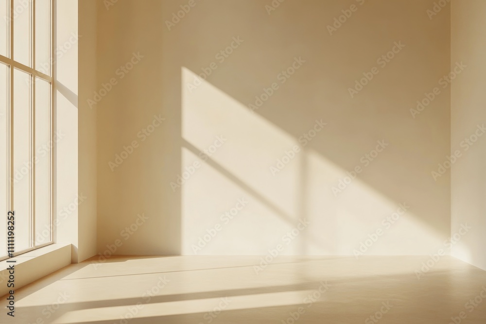Empty Room with Large Window Empty Room with Large Window