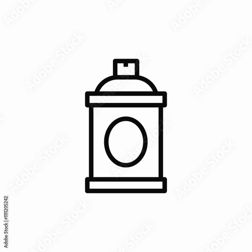 graffiti paint spray icon sign vector