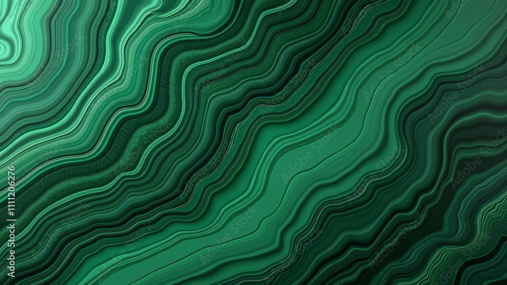 Vibrant Green Malachite Texture, Highly Detailed Surface with Intricate Patterns Vibrant Green Malachite Texture, Highly Detailed Surface with Intricate Patterns