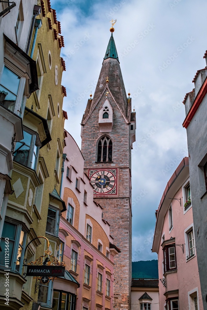 Obraz premium The parish church of St. Michael in Brixen in South Tyrol, Italy.