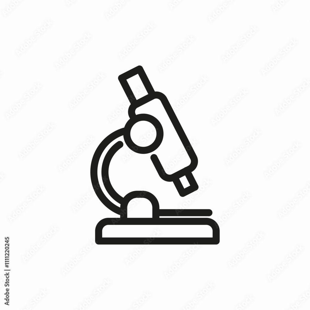 microscope laboratory icon sign vector microscope laboratory icon sign vector