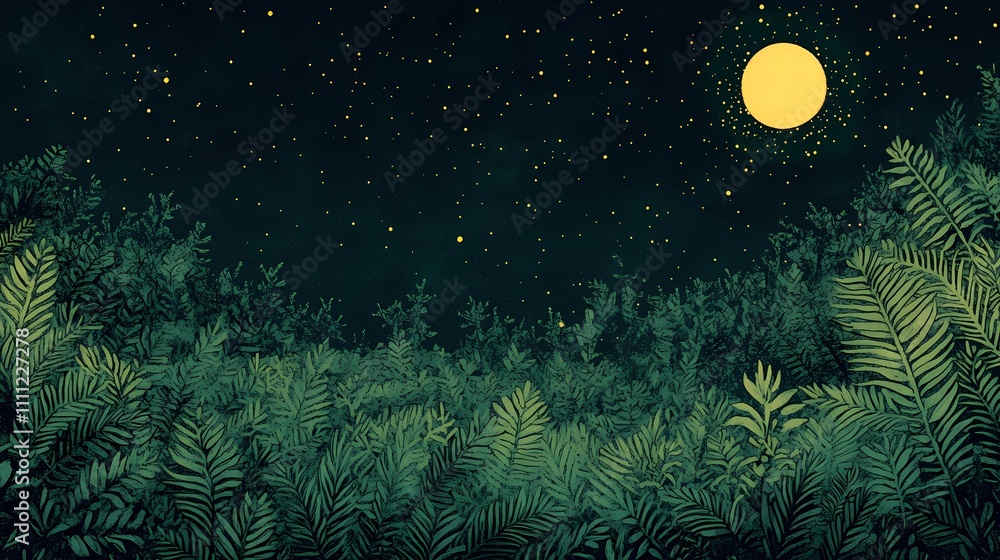 Mystical Forest Illustration Blending Pyrography and Digital Art Techniques” Mystical Forest Illustration Blending Pyrography and Digital Art Techniques”