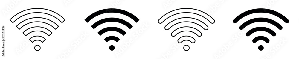Wifi icon, signal icon, wireless icon, Vector EPS 10 Wifi icon, signal icon, wireless icon, Vector EPS 10