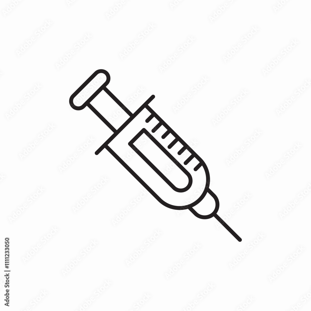 injection syringe icon sign vector injection syringe icon sign vector