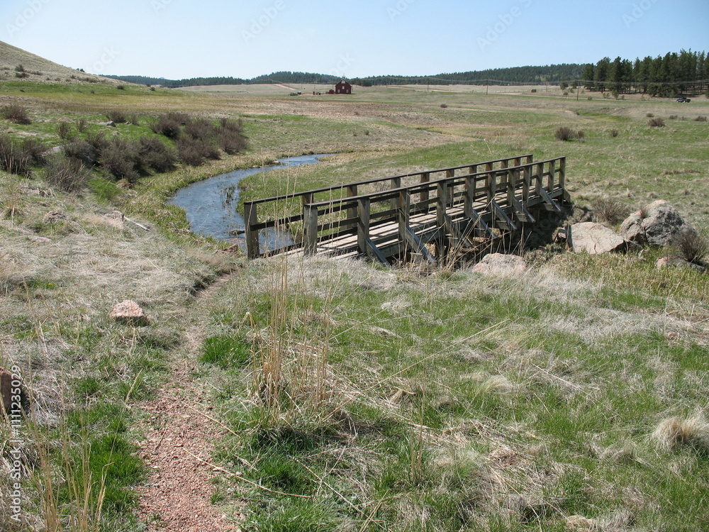 bridge over creek bridge over creek