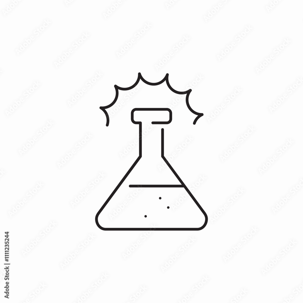 flask chemisrty lab icon sign vector flask chemisrty lab icon sign vector
