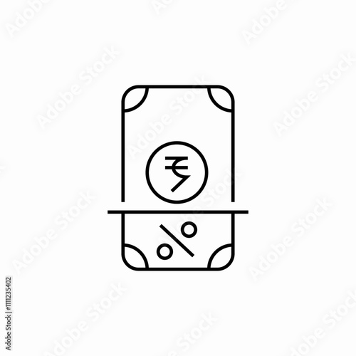 money cut icon sign vector