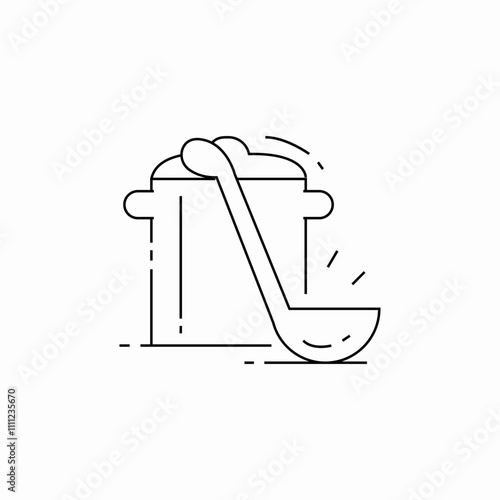 pot cook icon sign vector