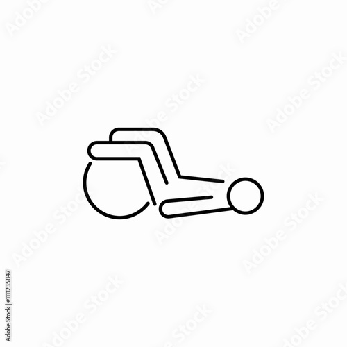 sport fitness ball icon sign vector