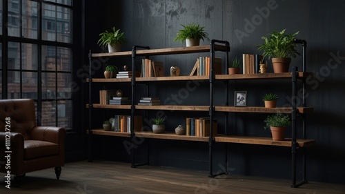 Industrial Farmhouse Bookshelf