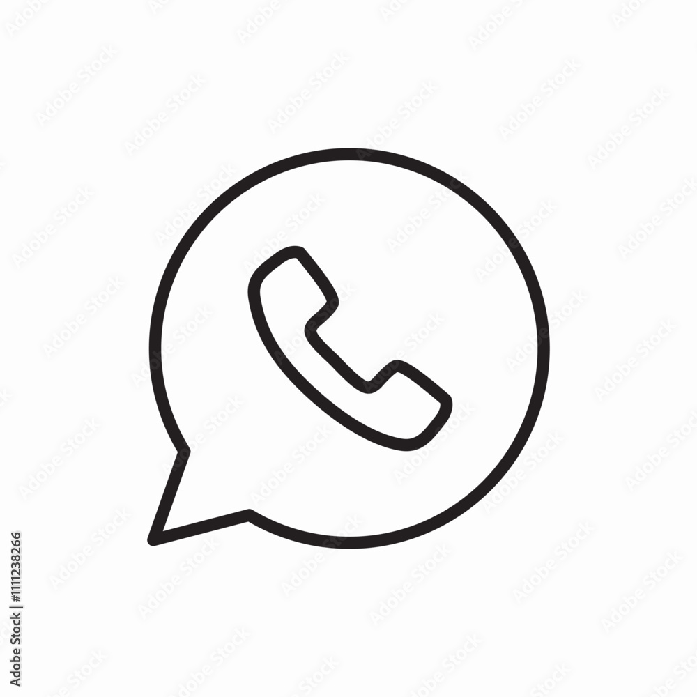 whatsapp call icon sign vector whatsapp call icon sign vector