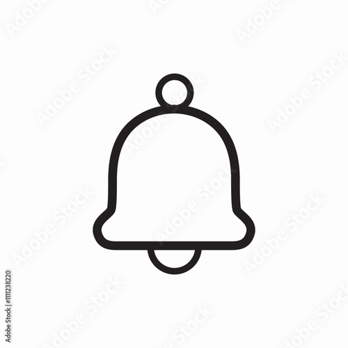ringbell alarm icon sign vector