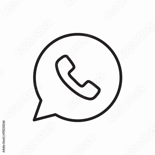 whatsapp call icon sign vector