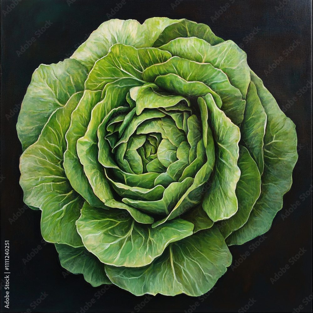 Obraz premium cabbage in the garden