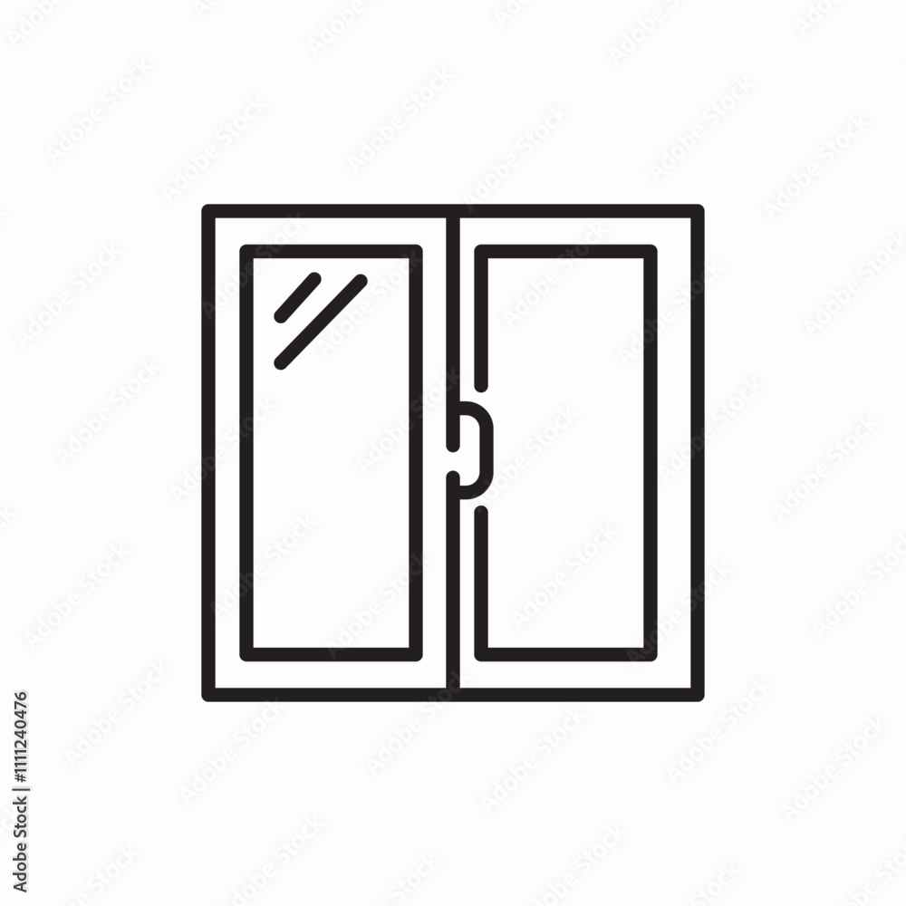 window glass icon sign vector window glass icon sign vector