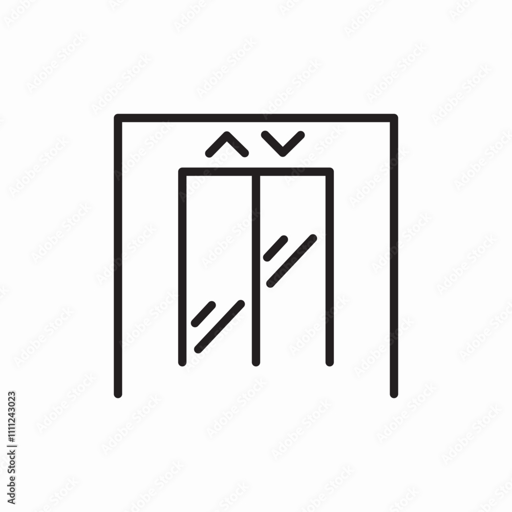lift elevator icon sign vector lift elevator icon sign vector