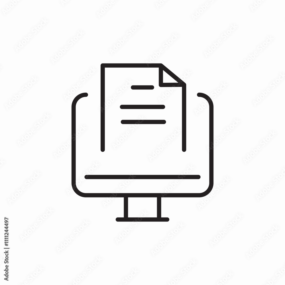 computer file icon sign vector computer file icon sign vector