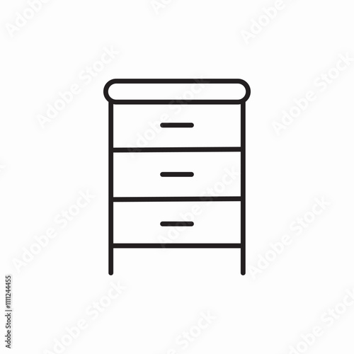 cabinet cupboard icon sign vector