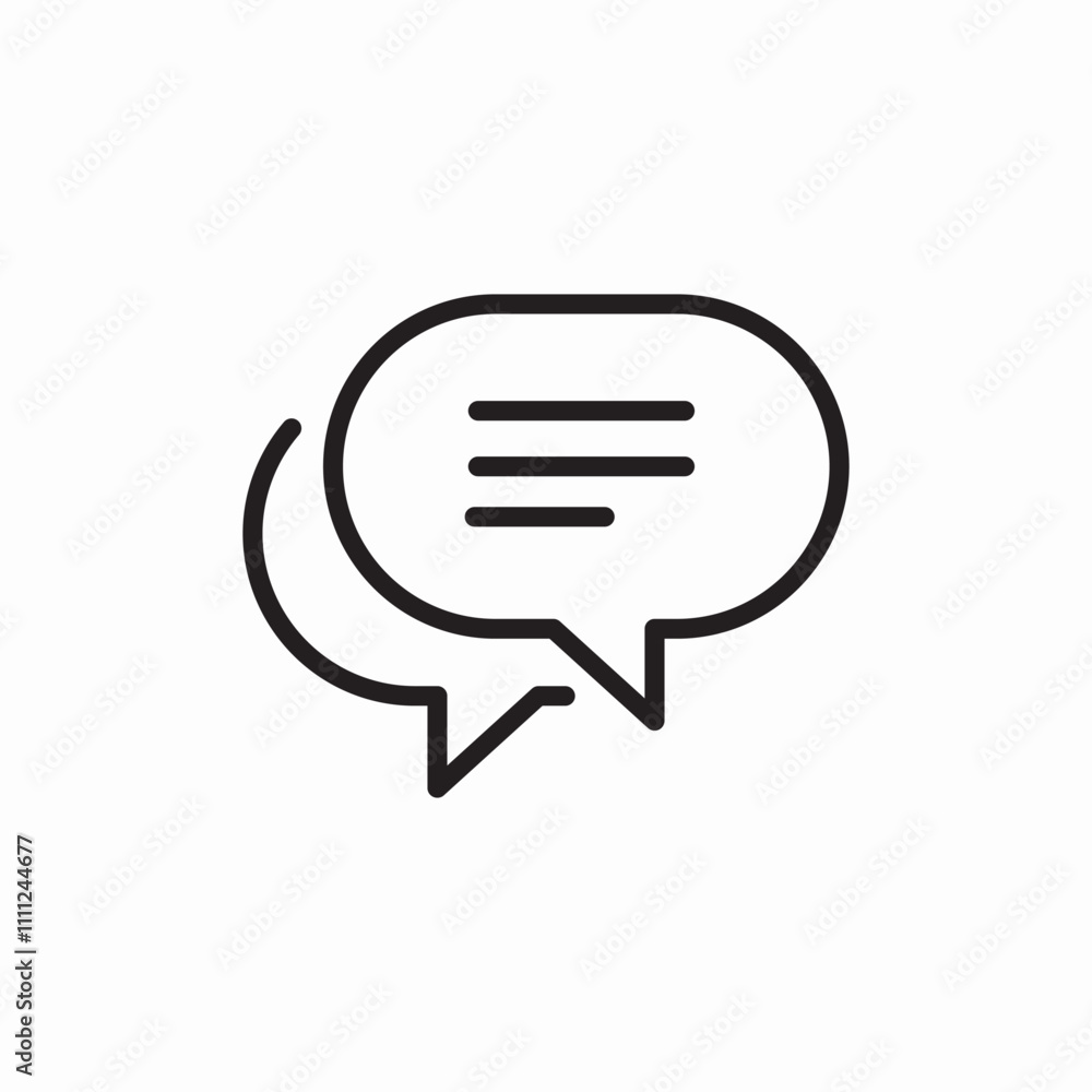 speech bubble talk icon sign vector speech bubble talk icon sign vector