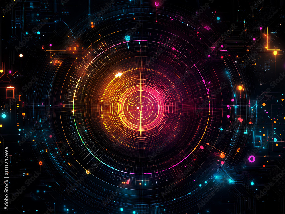 Abstract statistical big data concept complexity graphs and analytical diagrams in technology background bright neon dark Abstract statistical big data concept complexity graphs and analytical diagrams in technology background bright neon dark