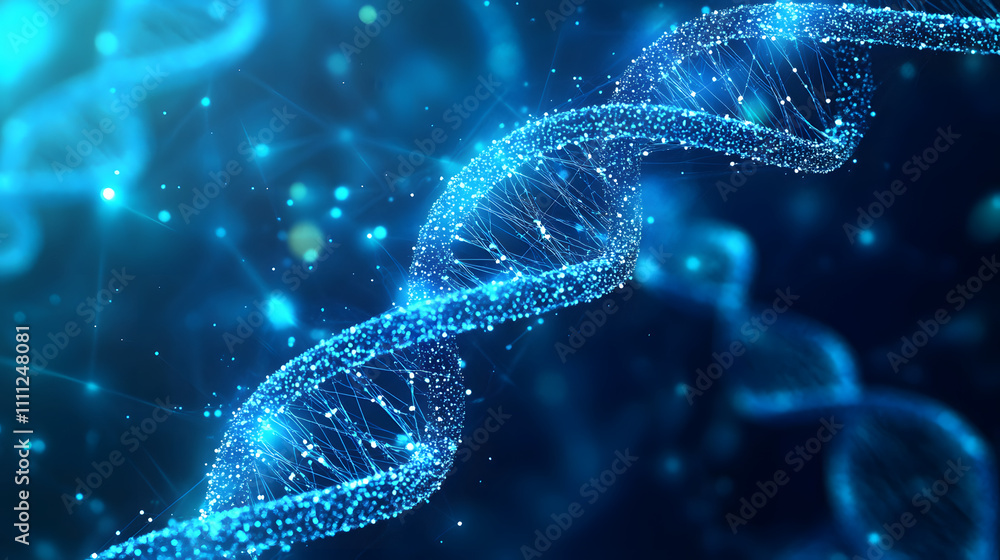 Abstract dark and blue digital background. Big data digital code, Data Communication and Transfer of DNA Biology. Futuristic information technology concept. Abstract dark and blue digital background. Big data digital code, Data Communication and Transfer of DNA Biology. Futuristic information technology concept.