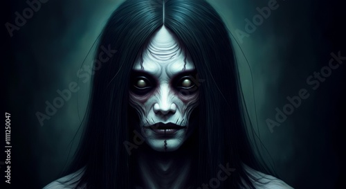 Pontianak Evil Demon Spirit, Mythical Monster Creature, Myth, Folklore lore, Mythology 