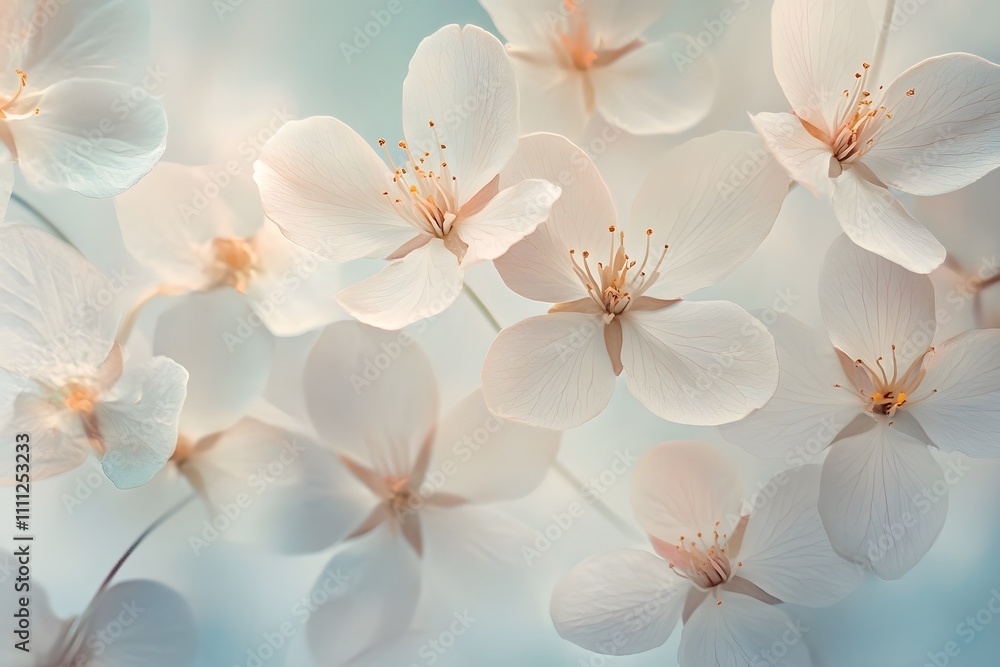 soft pastel flowers and hydrangea petals creating a dreamy floral background with delicate design and nature close-up beauty soft pastel flowers and hydrangea petals creating a dreamy floral background with delicate design and nature close-up beauty