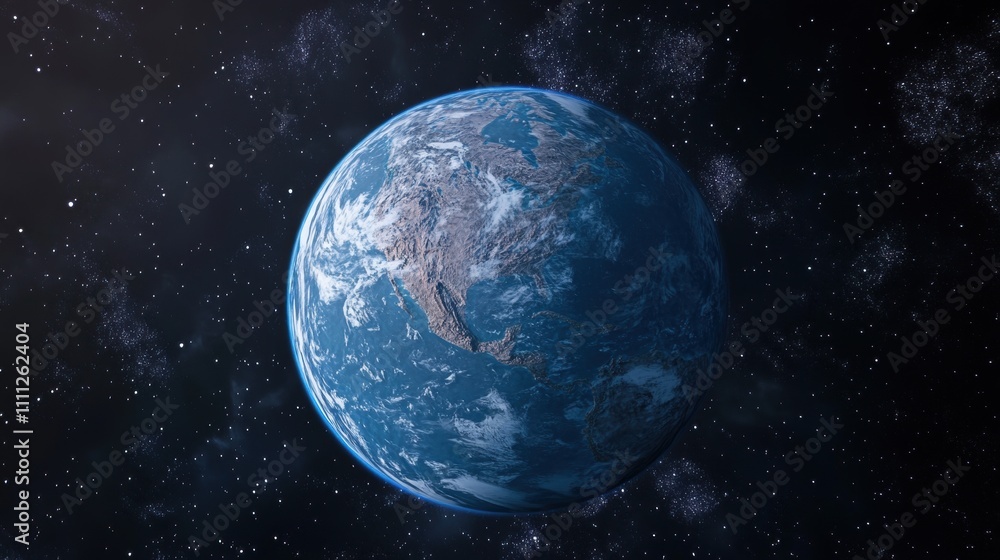 Stunning High-Resolution Image of Earth in Space Surrounded by Stars and Cosmic Dust, Capturing the Beauty of Our Planet From a Unique Perspective Stunning High-Resolution Image of Earth in Space Surrounded by Stars and Cosmic Dust, Capturing the Beauty of Our Planet From a Unique Perspective