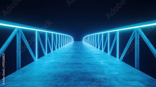 milestones achievement process Artistic Rendering of a Bridge Made of Glowing Light in a Dark Setting  Evoking a Sense of Journey and Exploration Through Luminous Paths
