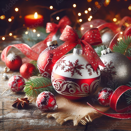  Festive Christmas Tree Surrounded by Gifts
