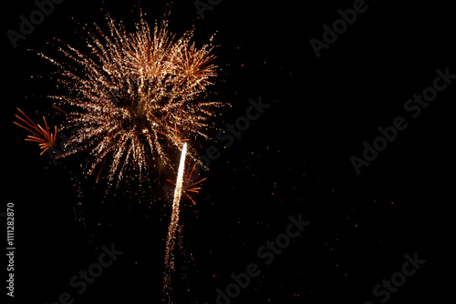 Wallpaper Mural fireworks in the night sky Torontodigital.ca