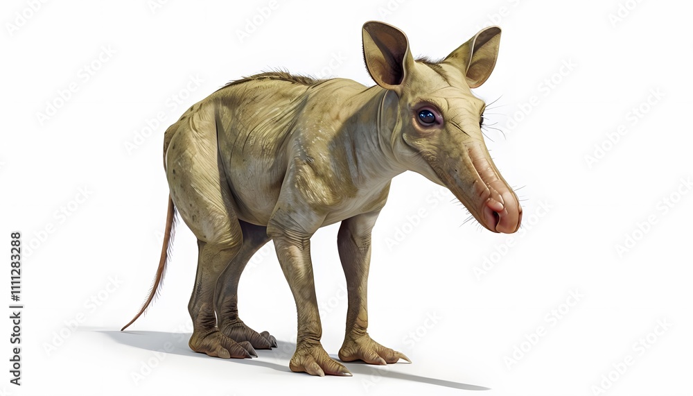 Aardvark on White Background Aardvark on White Background