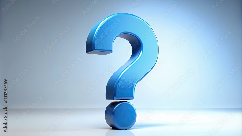 render of a large question mark in blue colors, , render, large, question mark, blue, colors, concept, symbol, confusion render of a large question mark in blue colors, , render, large, question mark, blue, colors, concept, symbol, confusion