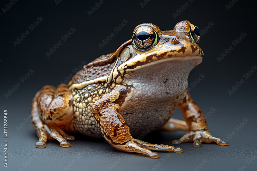A Detailed Close Up Of A Brown Frog A Detailed Close Up Of A Brown Frog