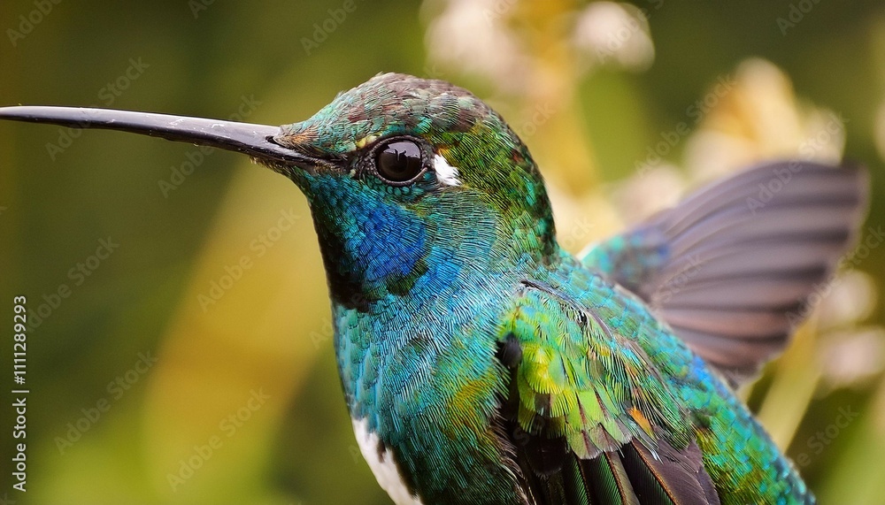 Obraz premium hummingbirds in the wild in ecuador