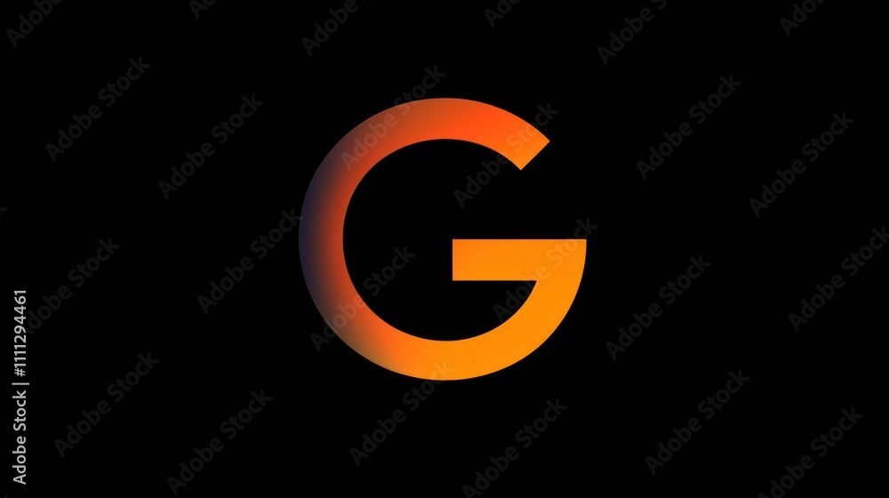 Rounded letter G logo, clean and minimalistic, bold style Rounded letter G logo, clean and minimalistic, bold style