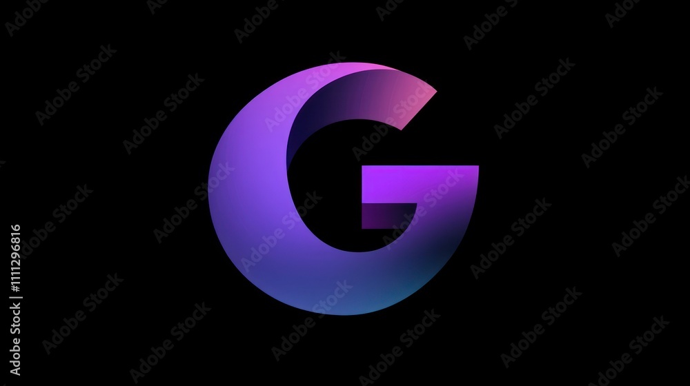 Rounded letter G logo, clean and minimalistic, bold style Rounded letter G logo, clean and minimalistic, bold style