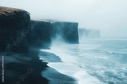 waterfall on the rocks